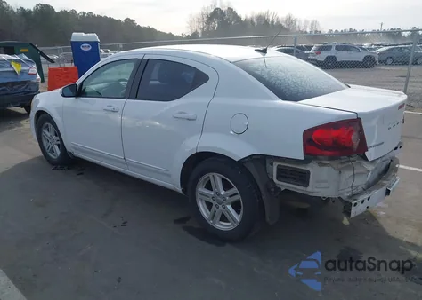 2013 Dodge Avenger Sxt from USA, damaged, VIN 1C3CDZCB3DN663045
